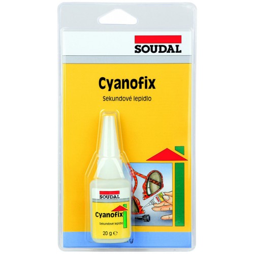 SOUDAL Cyanofix 84A vteřinové lepidlo 20 g