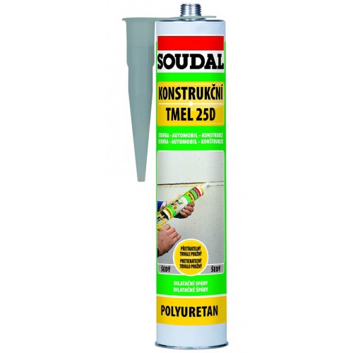 SOUDAL 25D konstrukční tmel 310 ml, šedá (polyuretanový)