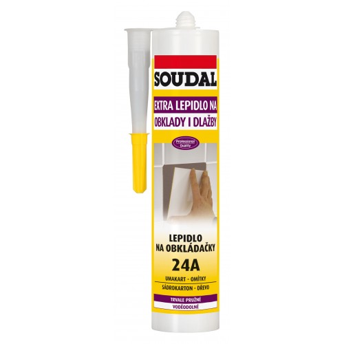 SOUDAL 24A lepidlo na obkladačky 310 ml SOUDAL 24A lepidlo na obkladačky 310 ml