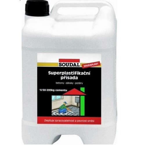 SOUDAL SOUDAPLAST superplastifikační přísada 5 L SOUDAL SOUDAPLAST superplastifikační přísada 5 L