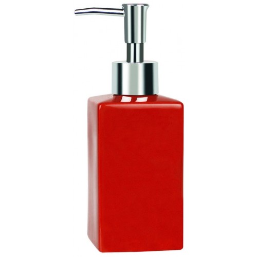 SPIRELLA QUADRO Dávkovač mýdla red 1013646 SPIRELLA QUADRO Dávkovač mýdla red 1013646