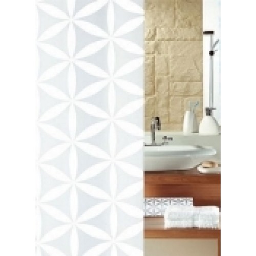 SPIRELLA RANIA WHITE Sprchový závěs 180 x 200 cm 1010418 SPIRELLA RANIA WHITE Sprchový závěs 180 x 200 cm 1010418