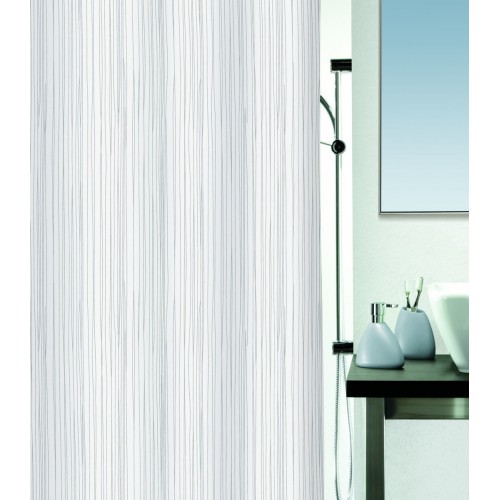 SPIRELLA RAYA WHITE Sprchový závěs 180 x 200 cm 1014418