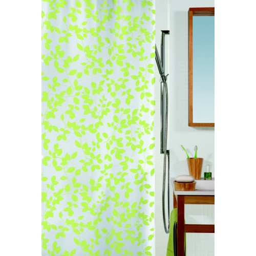 SPIRELLA BLATT Sprchový závěs light green 180 x 200 cm 1008184