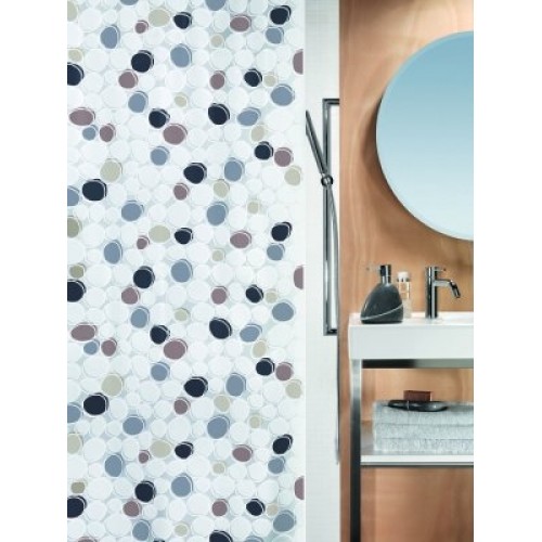 SPIRELLA DIDO Sprchový závěs 180 x 200 cm grey-brown 1014429