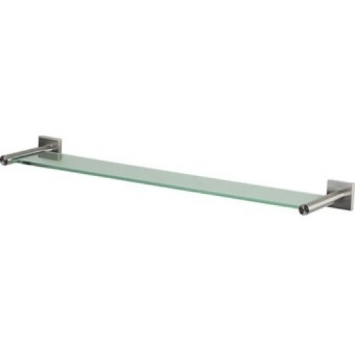 SPIRELLA NYO STEEL Koupelnová skleněná polička 40 cm 1015573