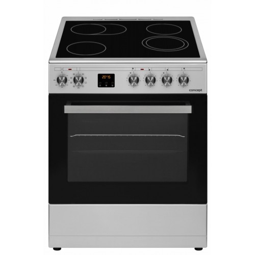 CONCEPT Elektrický multifunkční sporák se sklokeramickou deskou SVE6060SS