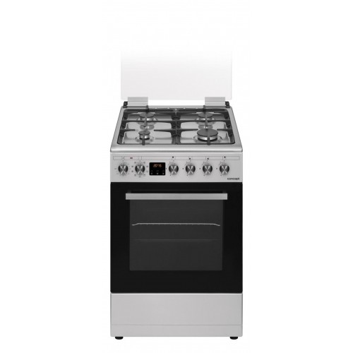 CONCEPT Elektrický multifunkční sporák s plynovou deskou SVK8050SS CONCEPT Elektrický multifunkční sporák s plynovou deskou SVK8050SS