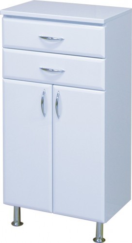 INTEDOOR AZZURRA střední koupelnová skříňka na dvou nožičkách AZSS50N/63