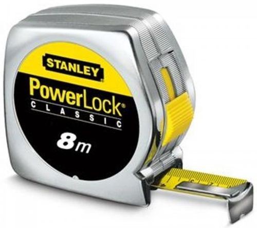 STANLEY 0-33-198 PowerLock Svinovací metr 8m/25mm, plastové ABS pouzdro