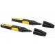 STANLEY 0-47-314 FatMax Permanentní černý značkovač dlátový hrot, 2ks