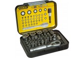 STANLEY 1-13-906 1/4" 40dílná sada bitů s ráčnou Expert