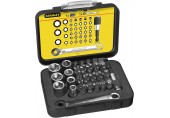 STANLEY 1-13-907 1/4" 40dílná sada bitů s ráčnovým klíčem Expert