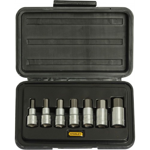 STANLEY 1-89-099 7dílná sada zástrčných šestihranných hlavic 1/2"