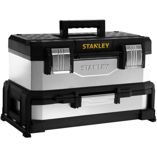 STANLEY 1-95-830 Kovoplastový box na nářadí se zásuvkou galvanizovaný