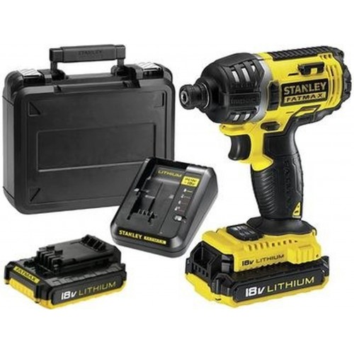 STANLEY FMC645D2 FatMax Aku rázový utahovák (1/4"180 Nm) (18V 2x 2,0Ah)