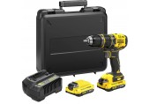 STANLEY SFMCD721D2K V20 Aku vrtačka s příklepem (80Nm/18V/2x2,0Ah), kufr