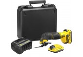 STANLEY SFMCE500D2K V20 Aku multifunkční oscilační bruska (18V/2x2,0Ah), kufr