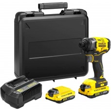 STANLEY SFMCF810D2K FatMax V20 Aku rázový utahovák 1/4" (18V/2x2,0Ah), kufr