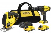 STANLEY SFMCK212D2S FatMax V20 Aku kombinovaná sada (18V/2x2,0Ah), brašna