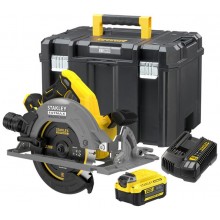 STANLEY SFMCS551M1T FatMax V20 Aku bezuhlíková okružní pila 190mm (18V/1x4,0Ah)