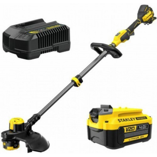 STANLEY SFMCSTB933M-QW V20 Aku bezuhlíková strunová sekačka 33cm (18V/1x4,0Ah)