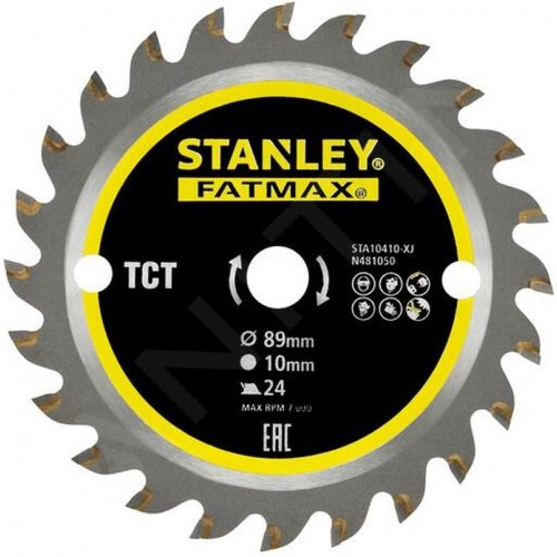 STANLEY STA10410 FatMax Pilový kotouč na dřevo TCT 89x10mm, 24 zubů