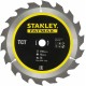 STANLEY STA15370 Pilový kotouč TCT/HM brousitelný pro podélné řezy 190x16mm, 18 zubů