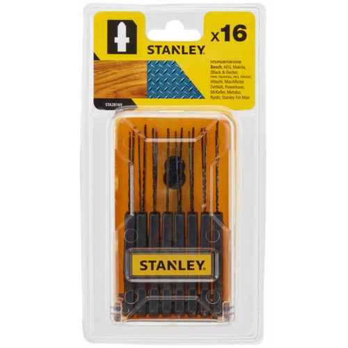 STANLEY STA28160 16dílná sada pilových listů HCS-HSS do dřeva a kovu, uchycení "T" STANLEY STA28160 16dílná sada pilových listů HCS-HSS do dřeva a kovu, uchycení "T"