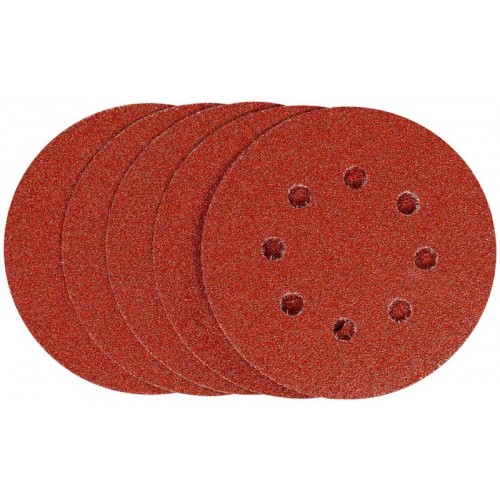 STANLEY STA32027-XJ Brusné papíry pro excentrickou brusku 125mm, P60, 5ks STANLEY STA32027-XJ Brusné papíry pro excentrickou brusku 125mm, P60, 5ks