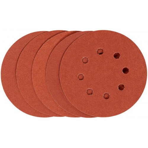 STANLEY STA32182-XJ Brusné papíry pro excentrickou brusku 125mm, P240, 5ks STANLEY STA32182-XJ Brusné papíry pro excentrickou brusku 125mm, P240, 5ks