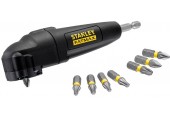 STANLEY STA88582-XJ Pravoúhlý šroubovací nástavec s 9dílnou sadou torzních bitů 25mm