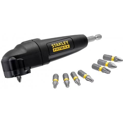 STANLEY STA88582-XJ Pravoúhlý šroubovací nástavec s 9dílnou sadou torzních bitů 25mm