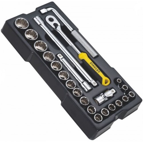STANLEY STMT1-74726 23dílná sada 1/2" 12hranných hlavic - modul