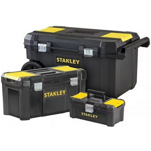 STANLEY STST1-81065 Essential Pojízdná sada 3 boxů na nářadí
