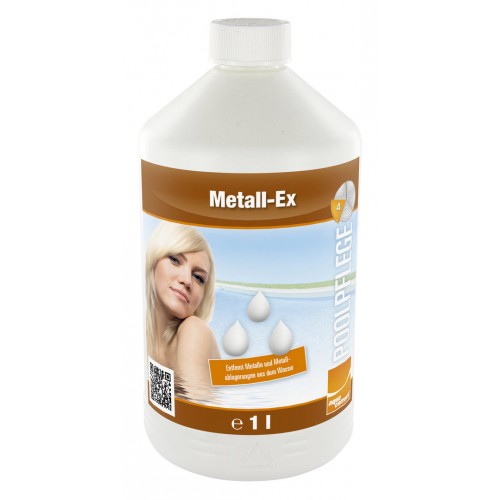Bazénový odstraňovač kovů a kovových usazenin ve vodě Metall Ex, 1 l, 070630