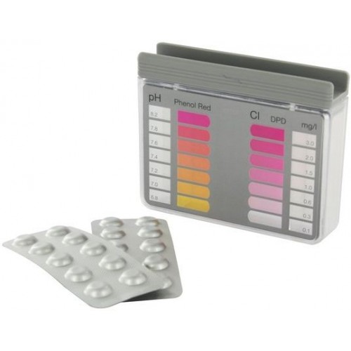 Tabletový tester na pH a chlorovou koncentraci, 079000