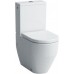 Laufen PRO stojící kombinační mísa, hluboké splachování, bílá mat 8.2595.2.757.000.1