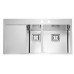 ALVEUS Stylux 60 F kuchyňský dřez nerez, 860 x 510 mm, pravý 1084296