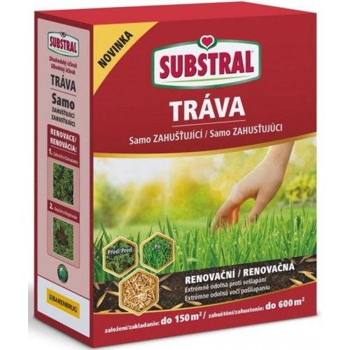SUBSTRAL Travní směs samozahušťující - REGENERAČNÍ 3kg 1002112