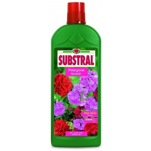 SUBSTRAL Tekuté hnojivo pro pelargonie 1L 1719101 SUBSTRAL Tekuté hnojivo pro pelargonie 1L 1719101