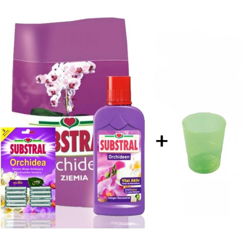SUBSTRAL Balíček pro Orchideje + zelený obal ZDARMA SUBSTRAL Balíček pro Orchideje + zelený obal ZDARMA