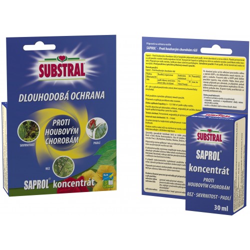 SUBSTRAL SAPROL proti houbovým chorobám růží 30ml 1690102 SUBSTRAL SAPROL proti houbovým chorobám růží 30ml 1690102