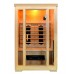 Infrasauna GIRA, světlé dřevo, ovládání uvnitř + zabudovaný MP3 přehrávač + rádio