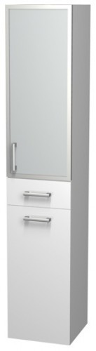 INTEDOOR NEW YORK vysoká koupelnová skříňka 35cm, pravá, šedá lesk NYSVG351ZPK/U506 INTEDOOR NEW YORK vysoká koupelnová skříňka 35cm, pravá, šedá lesk NYSVG351ZPK/U506