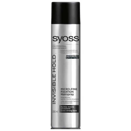 SYOSS Invisible Hold Micro-Fine lak na vlasy 300 ml