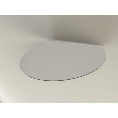 Podkladové sklo T9, seříznutý kruh