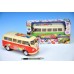 Autobus Peace, plast, 23cm, narážecí, na baterie, se zvukem, se světlem 00541077