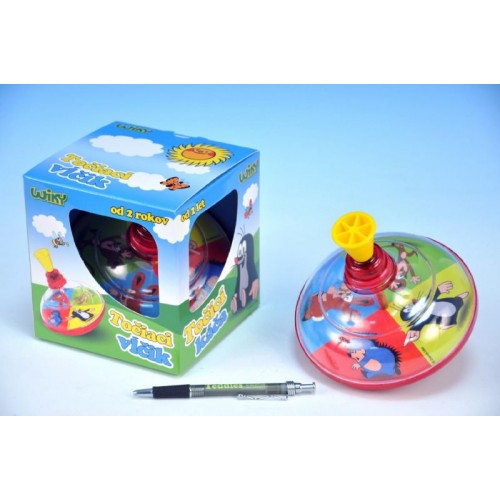 Káča Krtek točící, plast, průměr 13cm se zvukem,od 24 měsíců 49170907