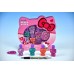 Sada laků na nehty Hello Kitty 5cm 4ks + flitry + pilník v krabičce 00097029